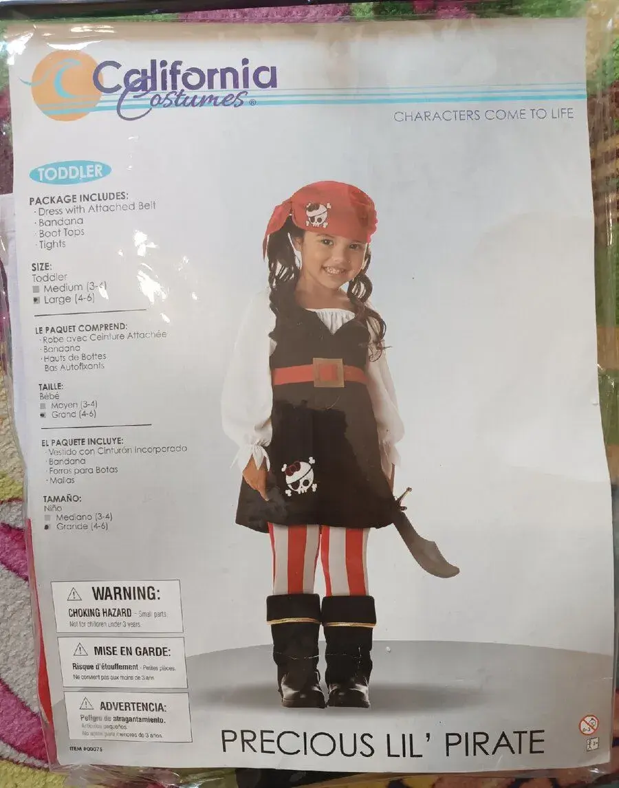 Dětský kostým na karneval pirát