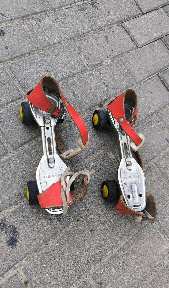 Retro brusle - stavitelné 4 kolečka