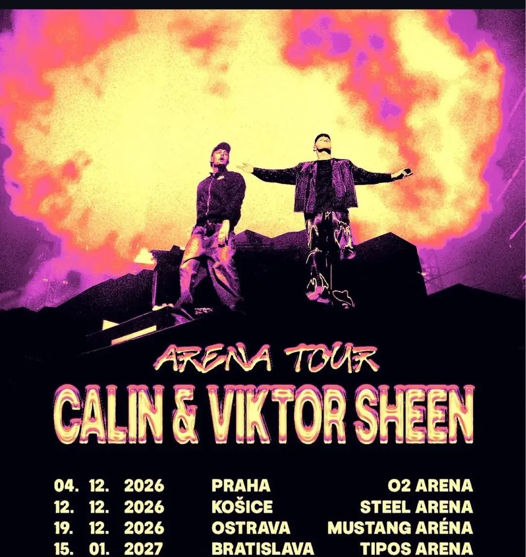 2x lístek na stání CALIN & VIKTOR SHEEN