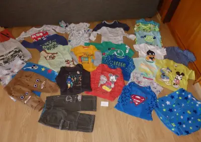 kluk Oblečení vel.80 mikiny,tepláky,trička,bodýčka
