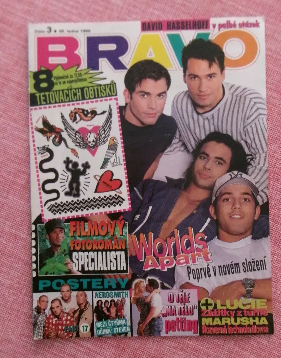 Bravo 3/1995 - komplet + tetovačky.