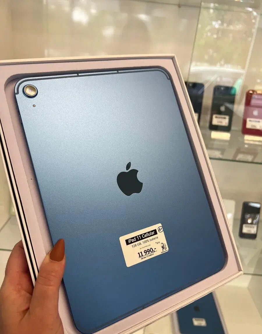 iPad 11 Cellular - 128GB - 100% - 12M ZÁRUKA