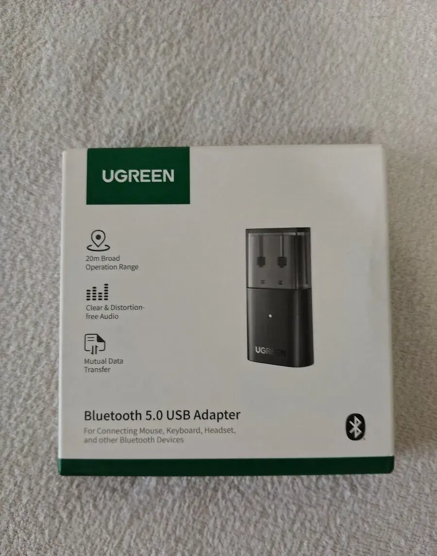 UGREEN Bluetooth 5.0 USB adaptér – nový