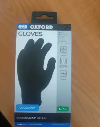 Coolmax OXFORD (černé) - vložky do rukavic