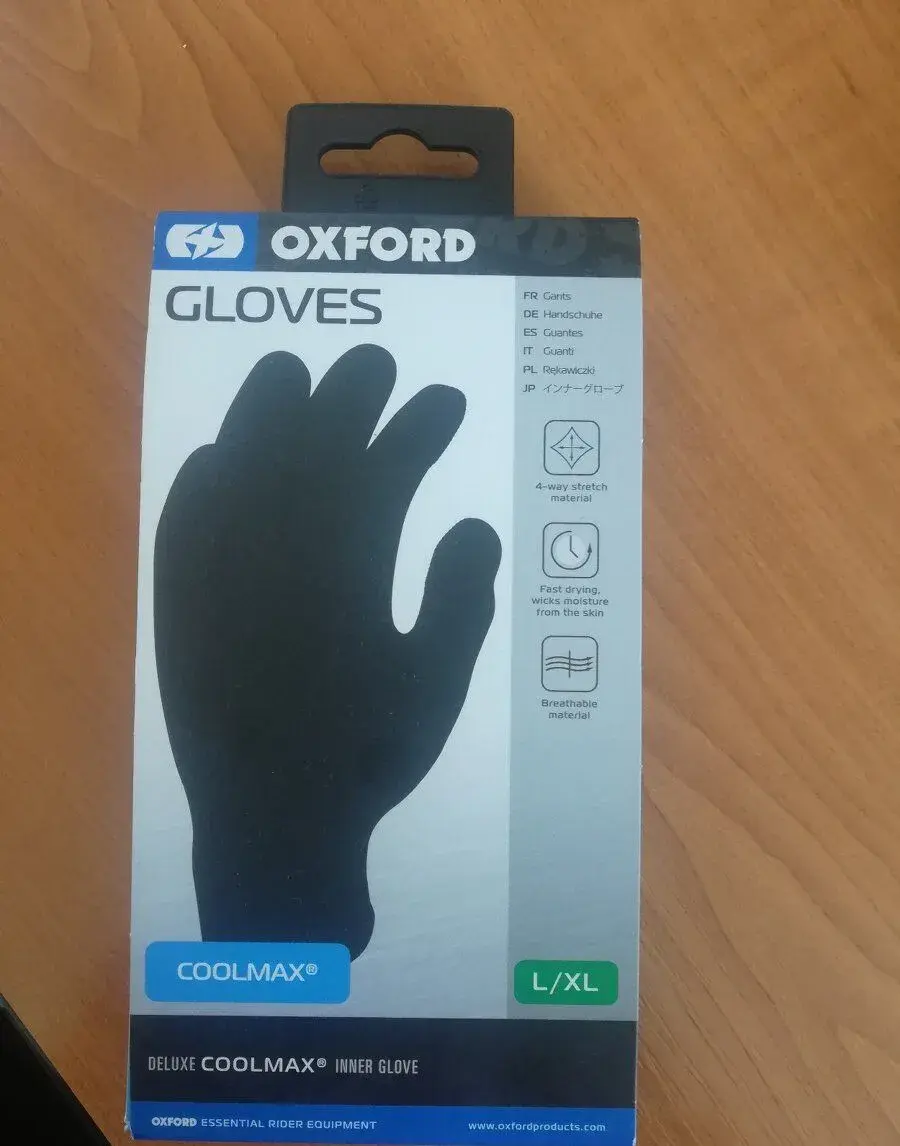 Coolmax OXFORD (černé) - vložky do rukavic