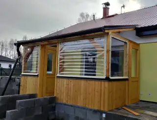 Opláštění na pergoly, altány, garážová stání.
