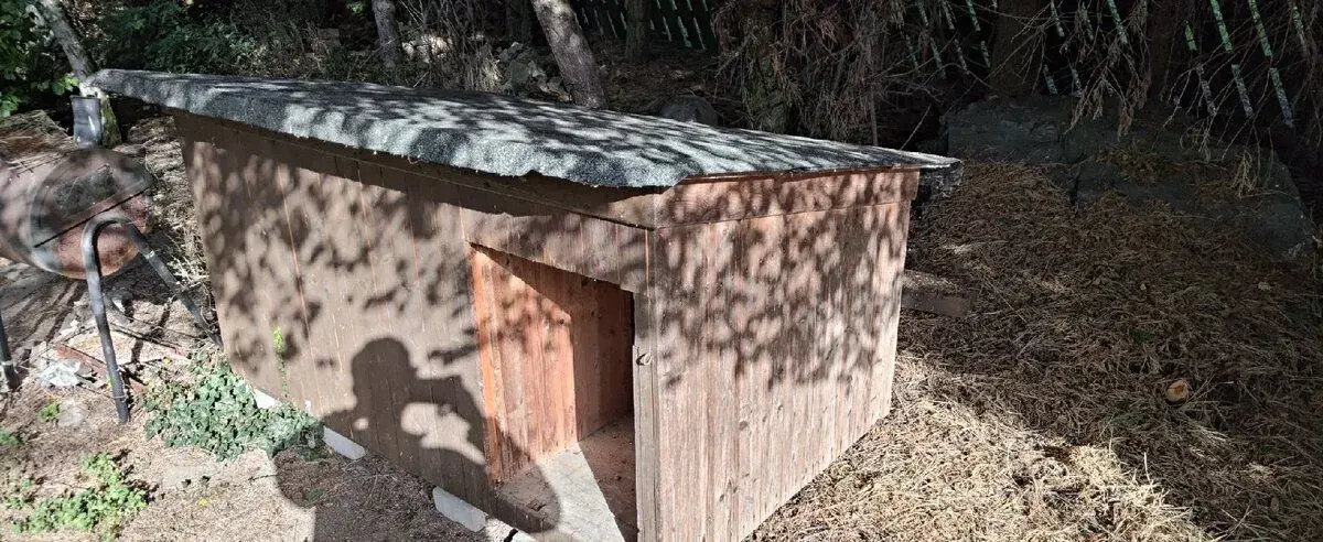 🐶 Velká zateplená psí bouda s předsíní