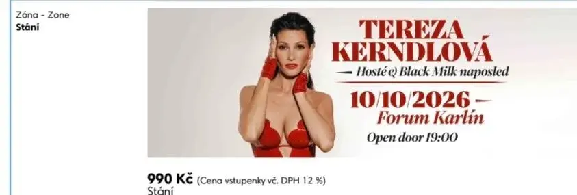 Vstupenky Tereza Kerndlová
