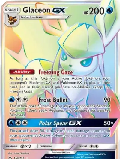 Pokémon Glaceon GX (Secret Rare)