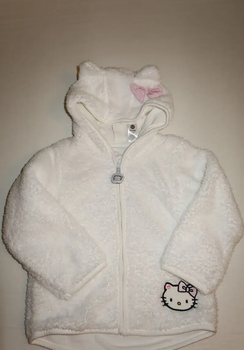Bílá mikina Hello Kitty_H&M_vel.92_NOVÁ