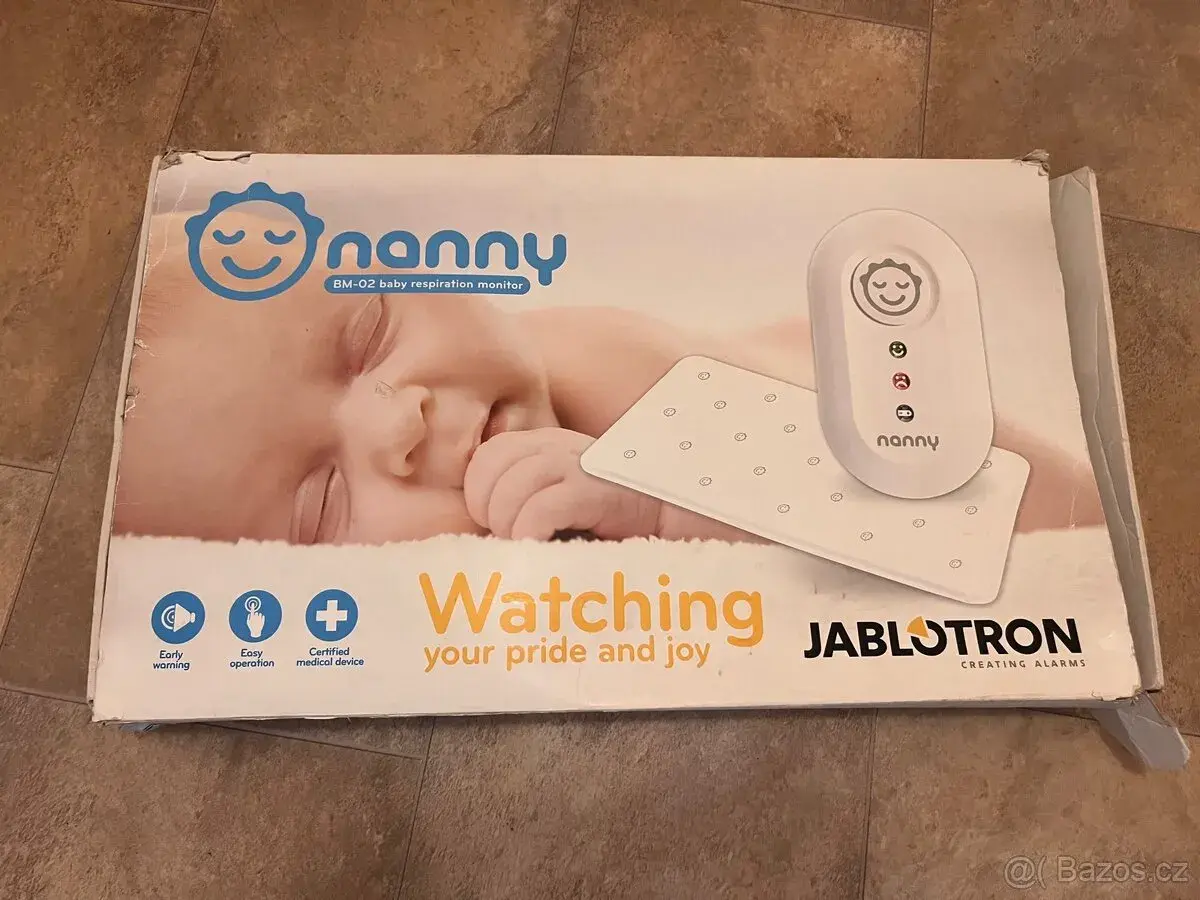 Monitor dechu Jablotron Nanny