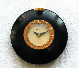 Westclox Handbag black bakelit 1933