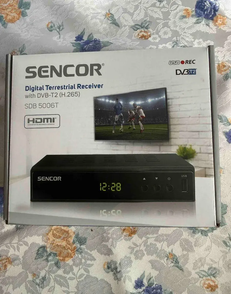 Funkční set top box Sencor DVB - T2