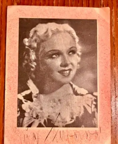 Autogram Věra Ferbasová