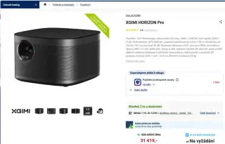 Xgimi Horizon Pro - nový 4k projektor