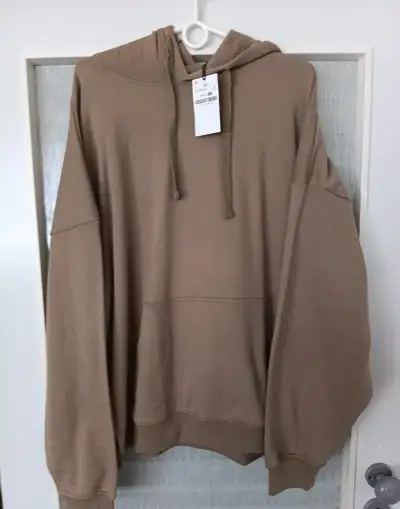 Nová béžová mikina klokanka vel.XXL