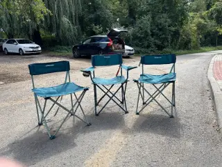 Kempingové židle a stolek Decathlon