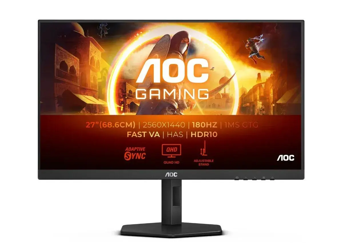 Herní monitor 27" AOC Q27G4XN 2560x1440 180Hz VA 1ms