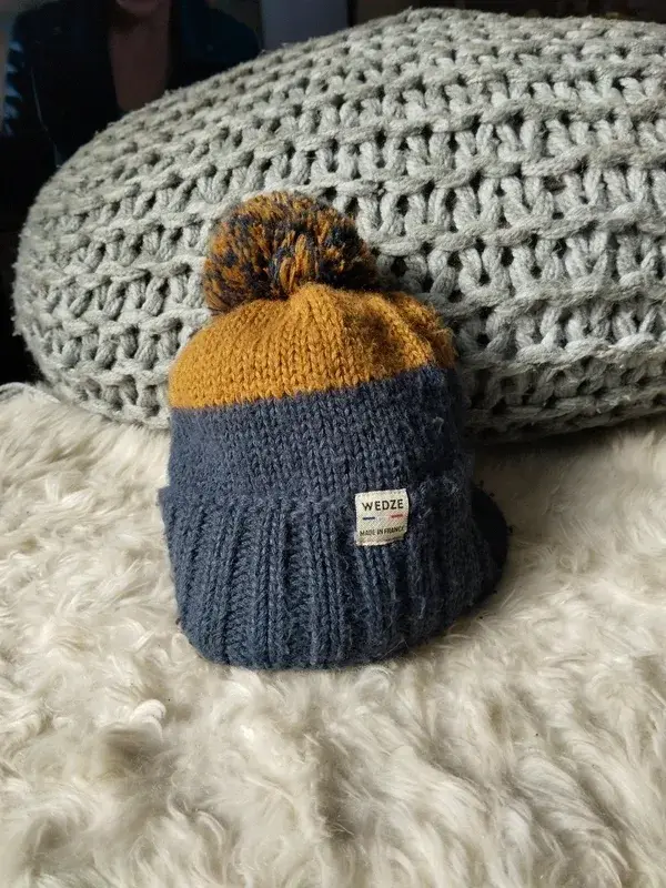 Dětský Merino zimní kulich a bambulí Wed'ze čepice