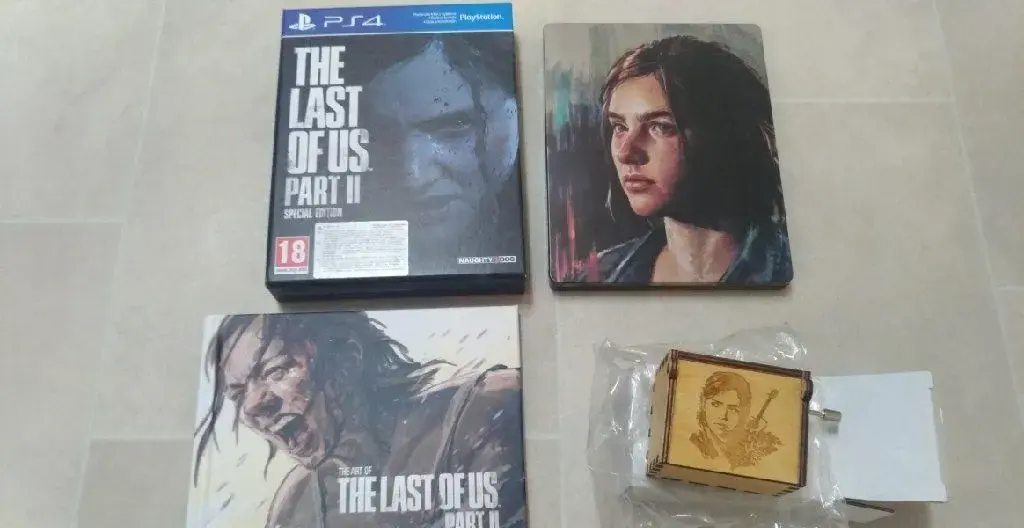 last of us part 2 Collectors, special edition, hrací skříňka