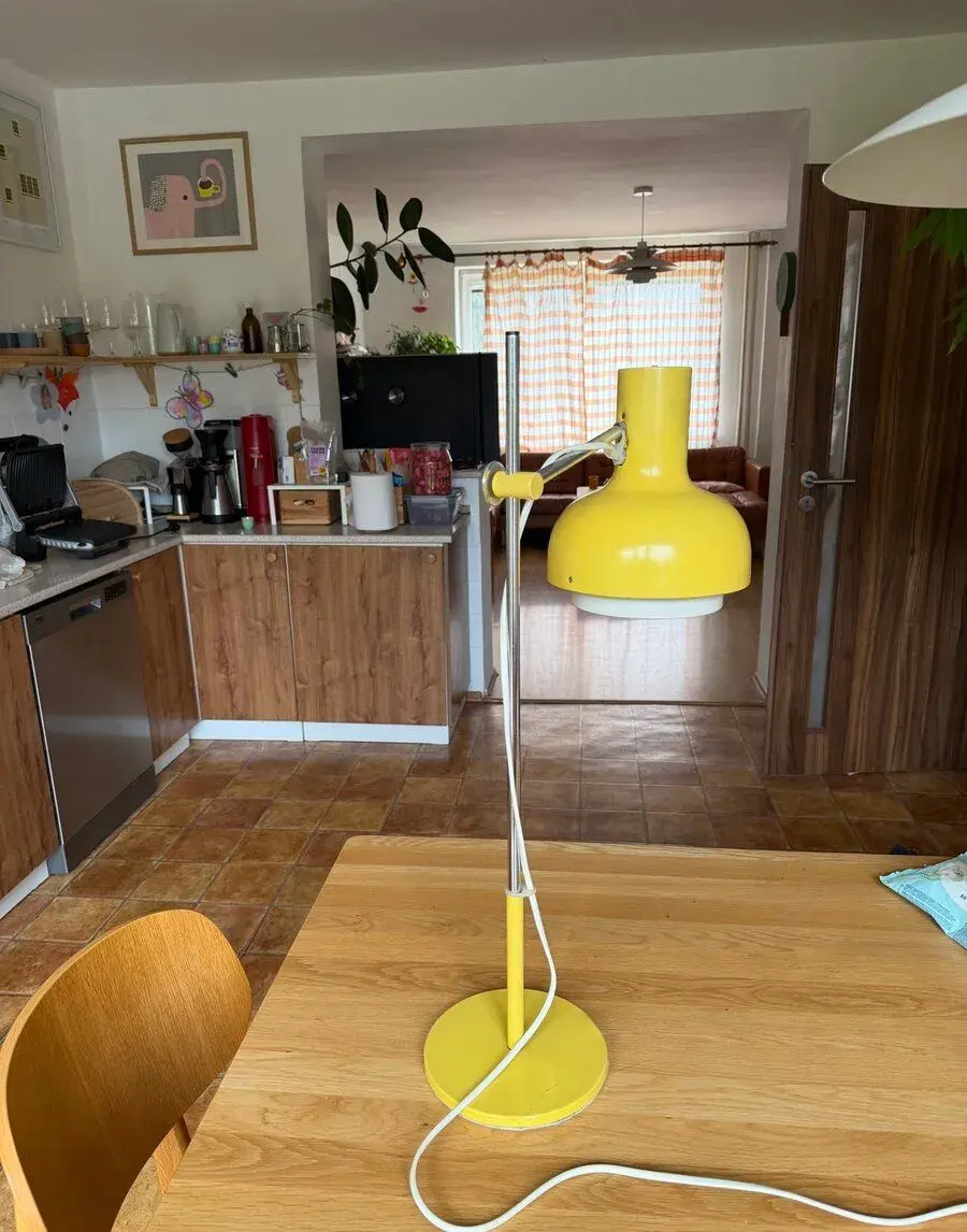 NAPAKO – Josef Hůrka, vysoká stolní lampa, 70. léta