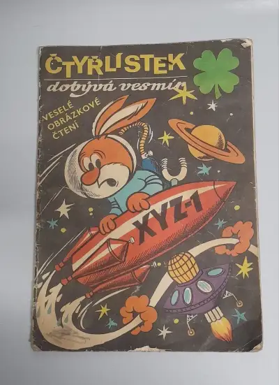Čtyrlistek c 5 original, dobyvá vesmir, 5.vydani r.v.1969