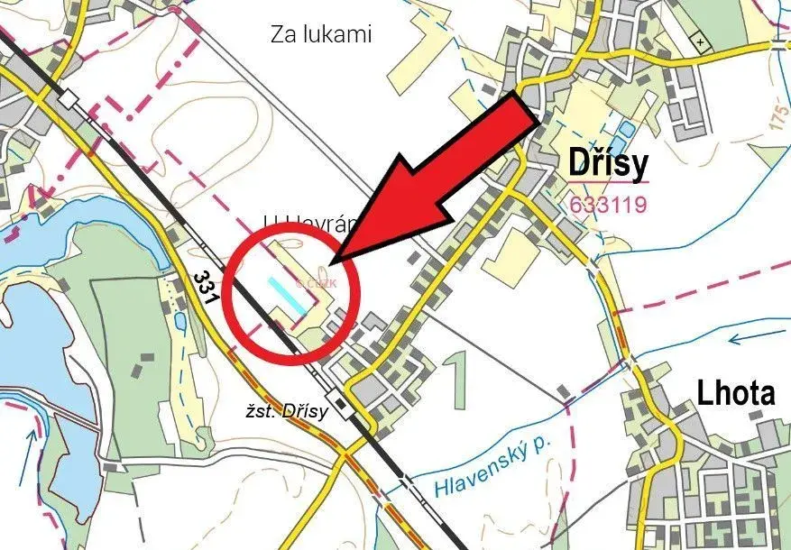 Pole 5 634 m², Podíl 67 % o výměře 3 756 m²