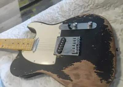 Elektrická kytara telecaster relic