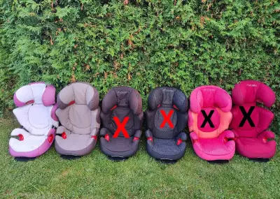 Autosedačka Maxi-Cosi 15-36kg, celkem 9ks