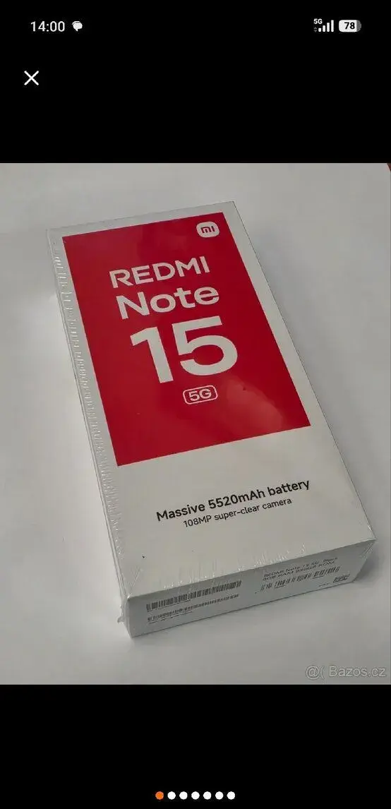 Xiaomi Redmi Note 15 5g 8Gb Rám 256GB