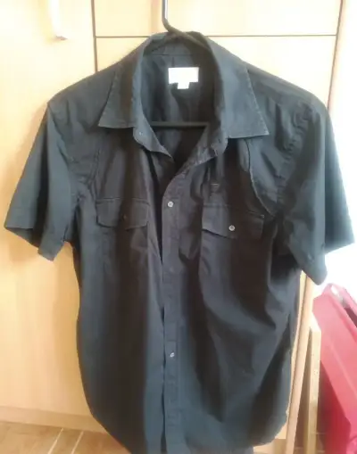 Pánská černá košile Diesel (XL)