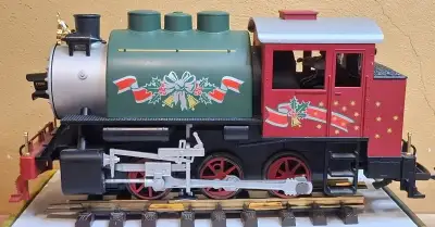 LGB/PIKO G - Parní lokomotiva North pole s Vánočním potiskem