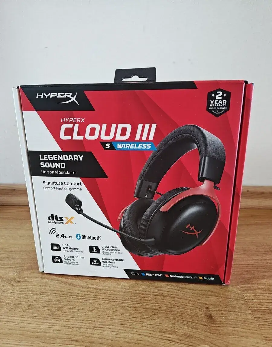 Nové sluchátka HyperX Cloud III S Wireless (A59Z0AA)