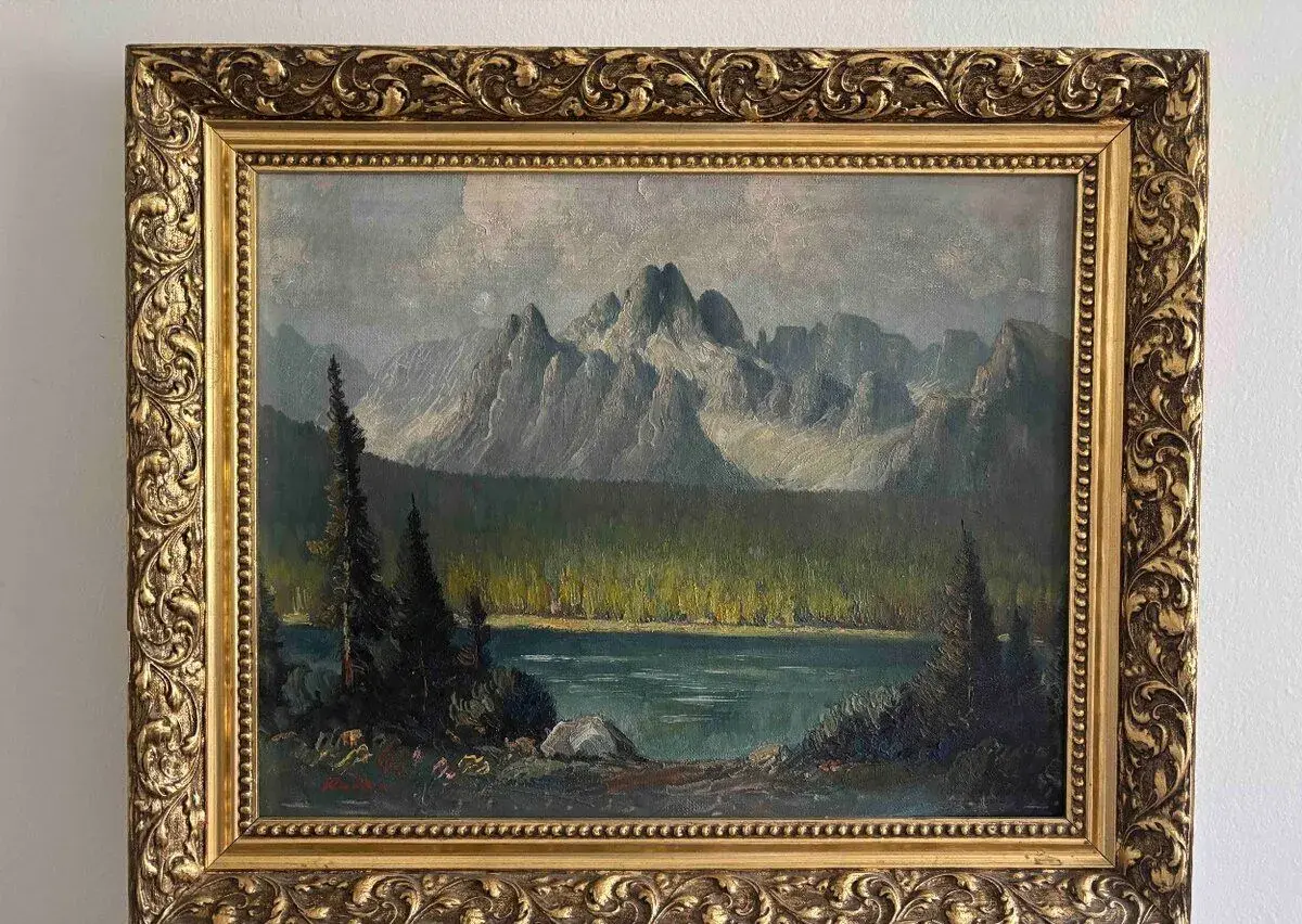 obraz Kuška, Vysoké Tatry, olej plátno 60x70