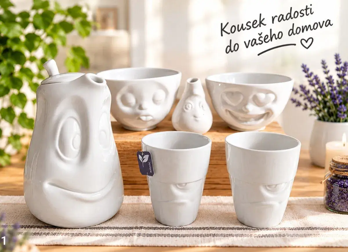 Porcelán Tassen