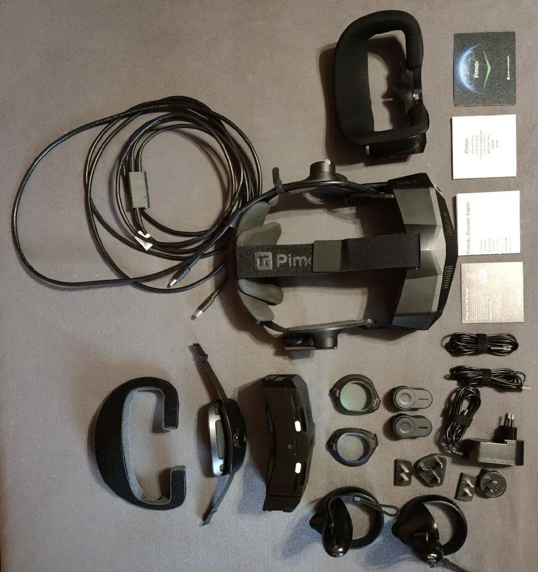 Pimax Crystal Super 50 ppd SLAM + dmas + topstrap