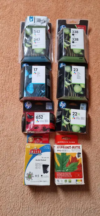 Inkoust pro HP tiskárny