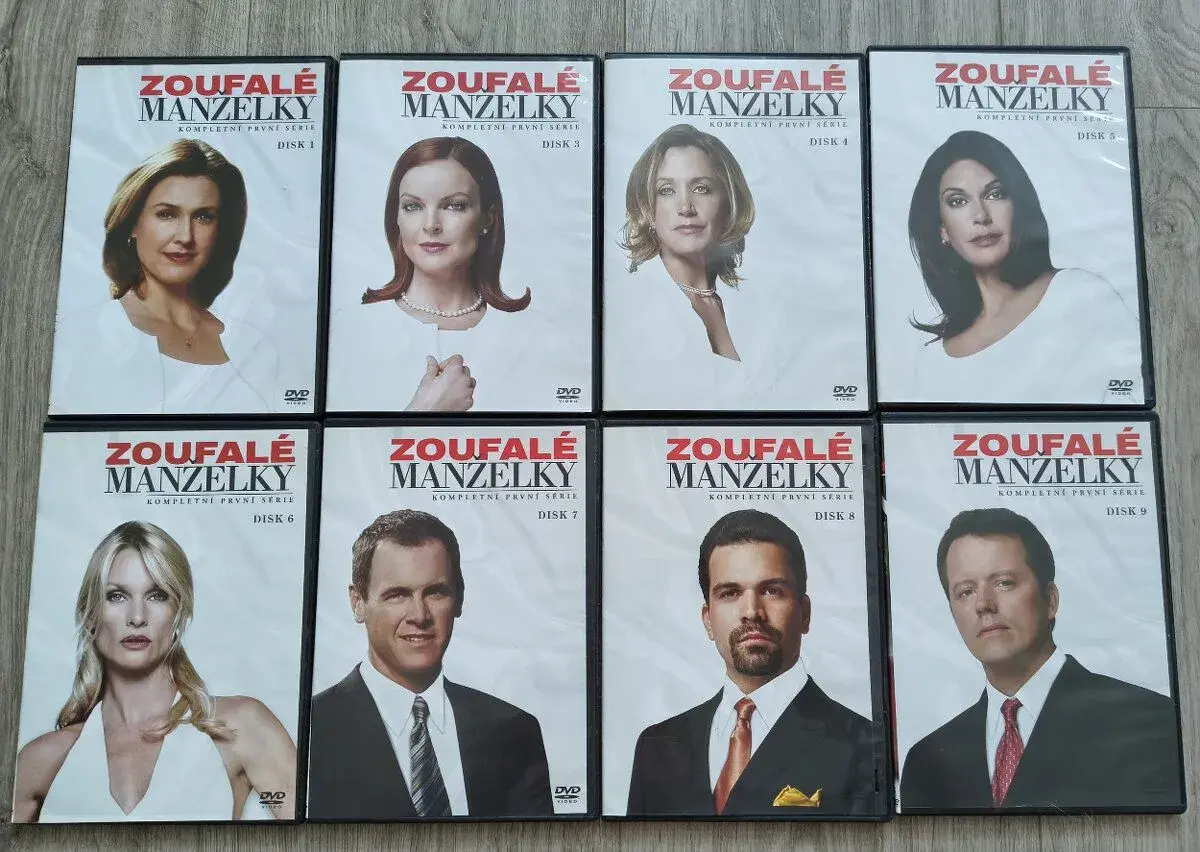 DVD sběratelská kolekce Zoufalé Manželky - díly 1-9