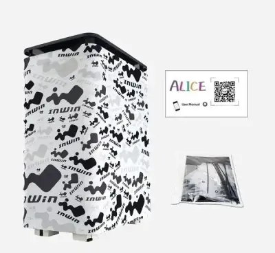InWin Alice, studená šedá/tmavě šedá
