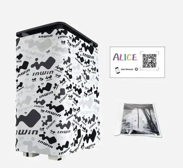 InWin Alice, studená šedá/tmavě šedá