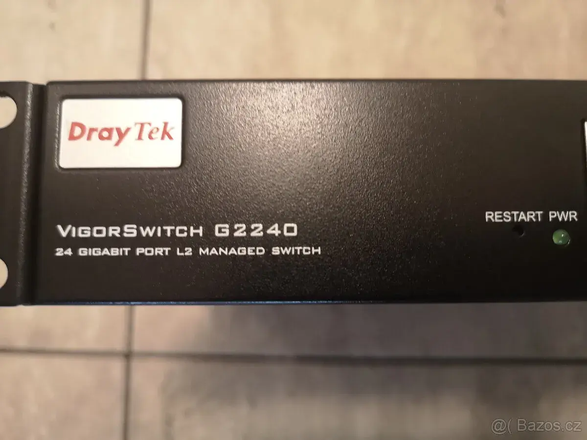 Switch Vigor Draytek 2240 - L2 managed, 24 gigabit + 4SFP
