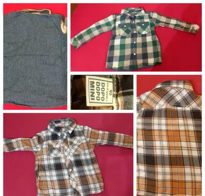 Oblečení podzim/zima vel.18-24(30)/ 86-98,zn:H&M,Lindex.