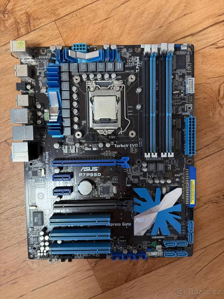 Deska ASUS P7P55D socket 1156 + CPU Intel i7-860 2,8Ghz