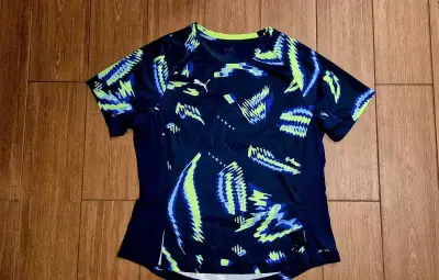 PUMA Tréninkové Tričko IndividualBlaze Gear Up - Persian Blu