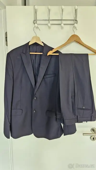 vlněný oblek BLAŽEK vel. 106 – Vitale Barberis Canon