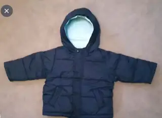 Tepla zimni bunda 74-80 kluk
