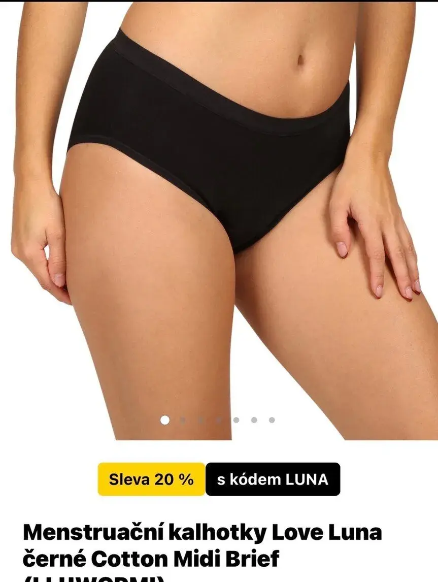 Nové menstruační kalhotky Love luna vel. S