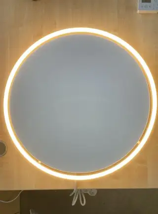 Stropní infrapanel 750W s LED, kulatý 60 cm