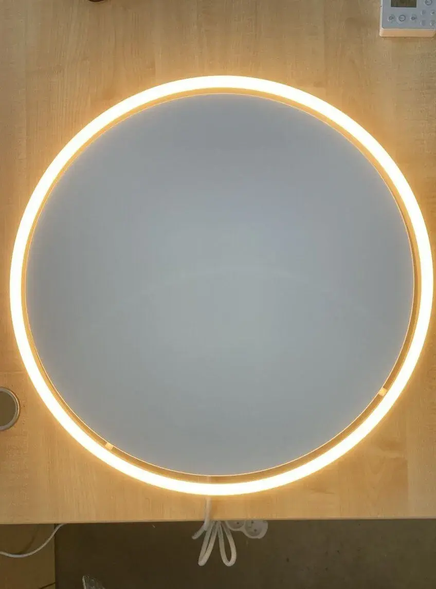 Stropní infrapanel 750W s LED, kulatý 60 cm