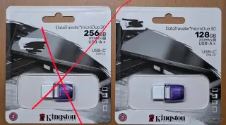 Kingston DataTraveler MicroDuo 3C 128Gb a 256Gb